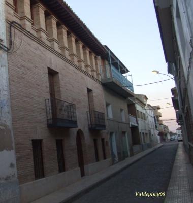 Calle Ramón y Cajal en Pina de Ebro